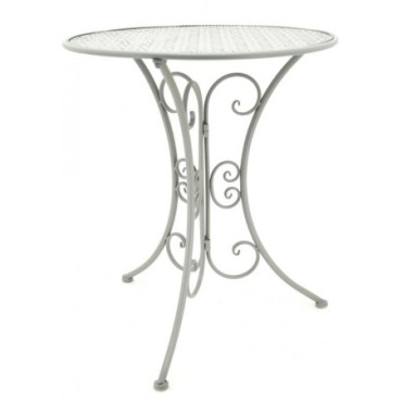 Table pliante en métal gris