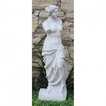 Sculpture Vénus en résine Effet de pierre 89cm