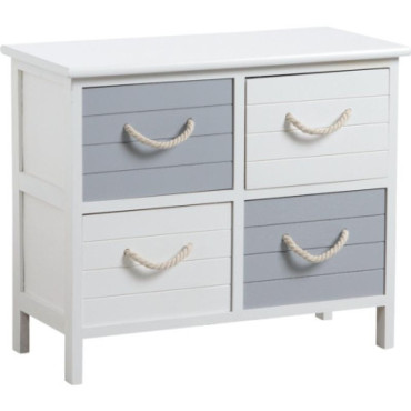 Commode 4 tiroirs en medium