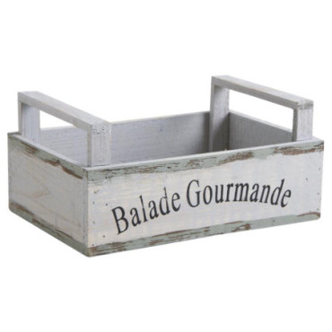 Corbeille en bois teinté Balade Gourmande