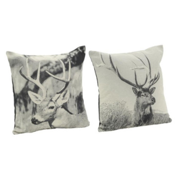 Coussin cerfs en coton