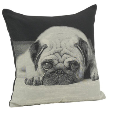 Coussin chien en coton