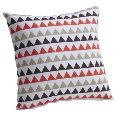 Housse de coussin triangles