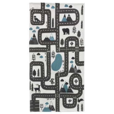 Tapis enfant en coton Road