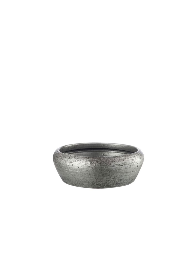  Cache  pot  Bas Relief  Ceramique Argent j line by Jolipa