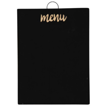 Tableau noir menu