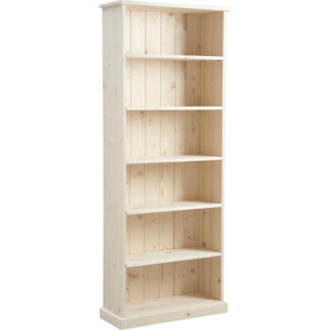 Etagère en bois brut 5 tablettes