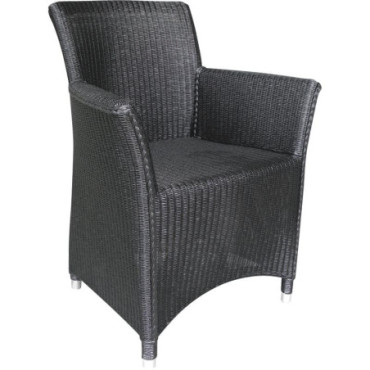 Fauteuil en loom et rotin Sapporo