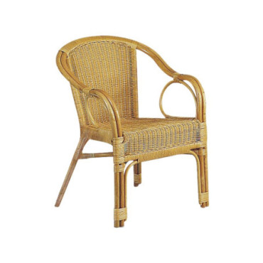 Fauteuil en moelle de rotin