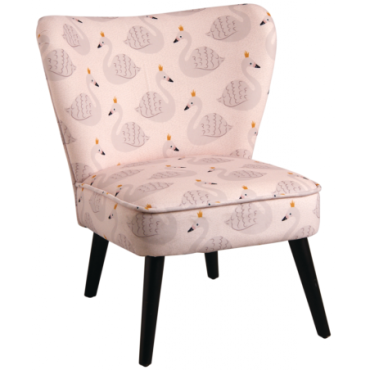 Fauteuil enfant en coton et bois