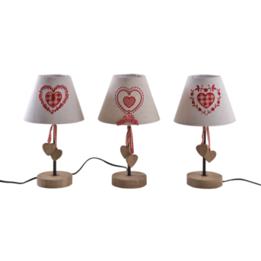 Lampe coeur à poser