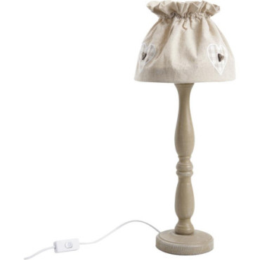 Lampe en bois