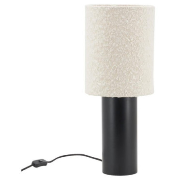 Lampe en métal et coton