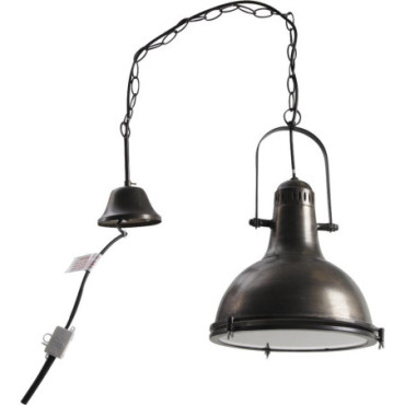 Lampe suspension en métal