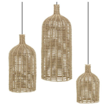 Lampes en jute