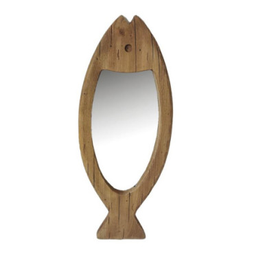 Miroir en paulownia