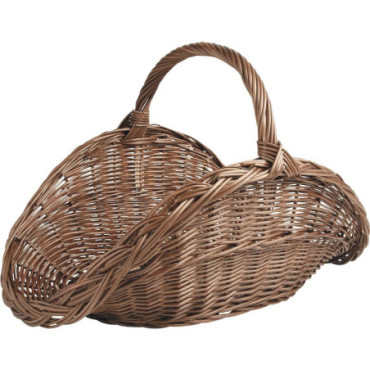 Panier à bûches en osier