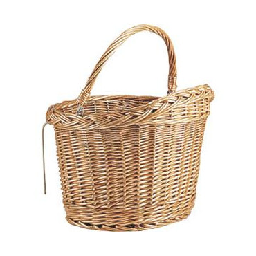 Panier à vélo en osier