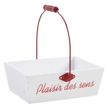 Panier en bois laqué Plaisir des Sens