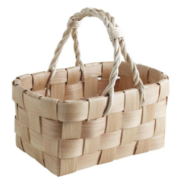 Panier en bois naturel