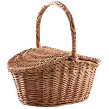 Panier en osier avec couvercles