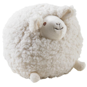 Mouton Shaggy en laine blanc 20cm