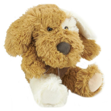 Peluche chien brun