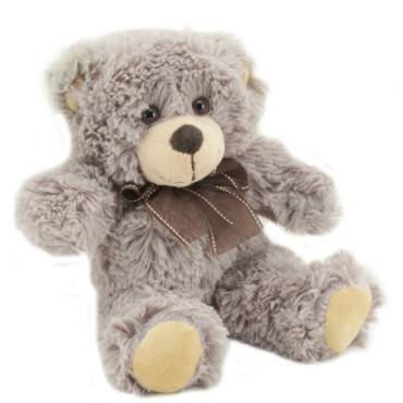 Peluche ours gris foncé