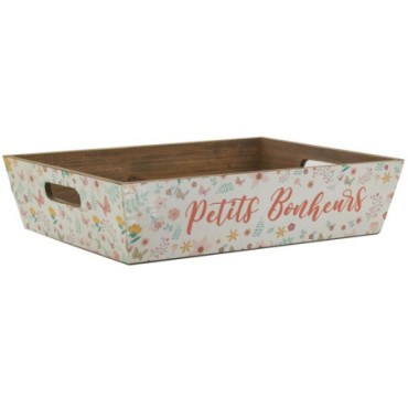 Plateau bois Petits bonheurs