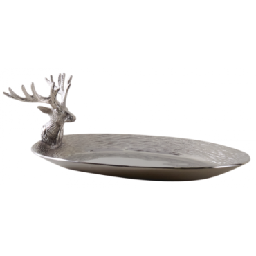 Plateaux tête de cerf en aluminium