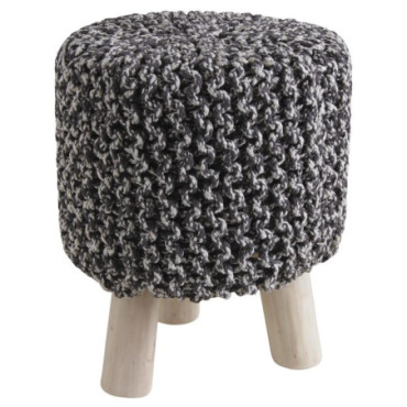 Tabouret en coton