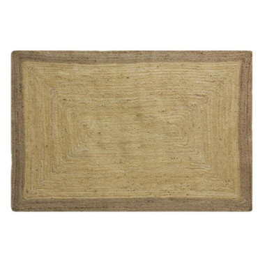 Tapis en jute naturelle et teintée