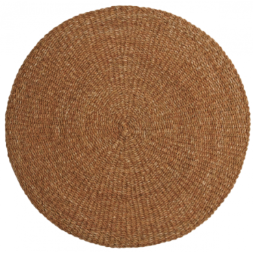 Tapis rond en jonc de mer naturel - Petite taille