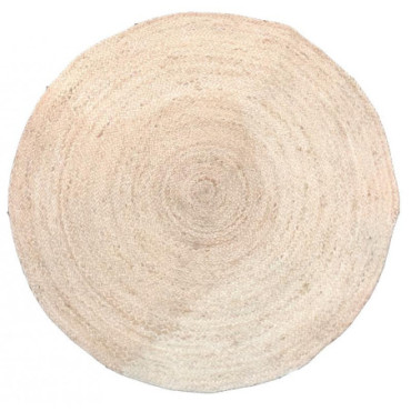 Tapis rond en jute naturelle