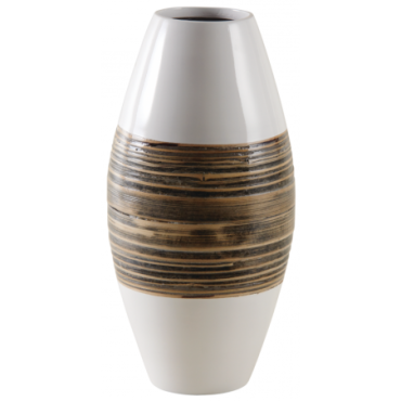 Vase en bambou laqué