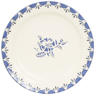 Assiette Marion Fleur Bleue