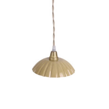 Lampe à suspension Ingrid Jaune Petite