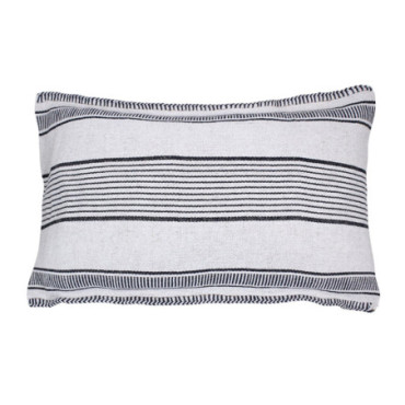 Housse de coussin Kolvik 40 x 60 Noir/Blanc cassé