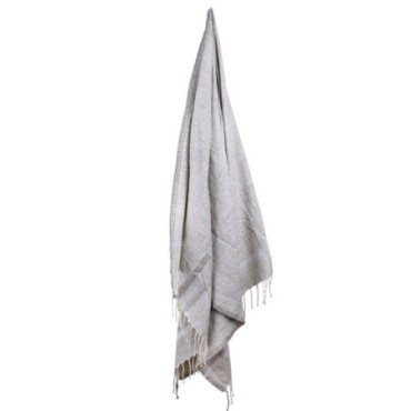 Serviette/Nappe Fouta Grise