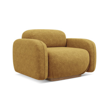 Fauteuil Ailani Chenille Mustard