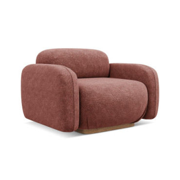 Fauteuil Ailani Chenille Muted pink