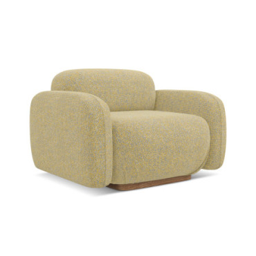 Fauteuil Ailani Tissu Mustard