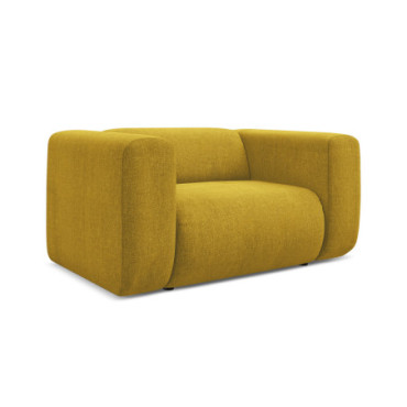 Fauteuil Ekahi Chenille Mustard