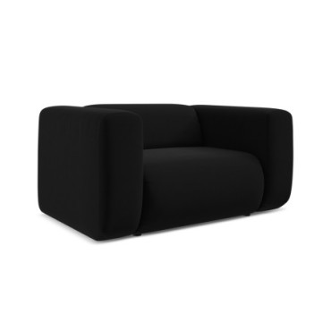 Fauteuil Ekahi Velours Black