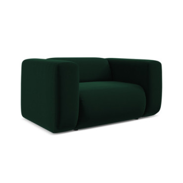 Fauteuil Ekahi Velours Bottle green