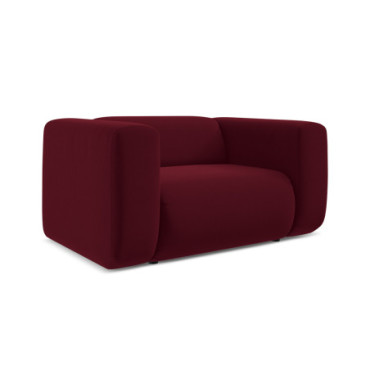 Fauteuil Ekahi Velours Burgundy