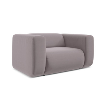 Fauteuil Ekahi Velours Lavender