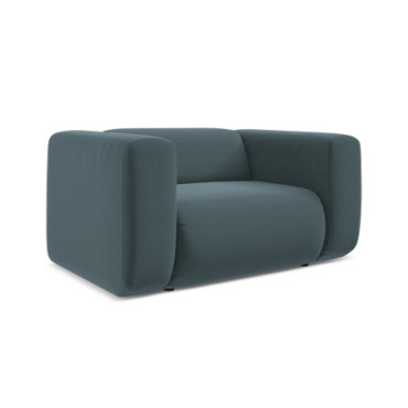 Fauteuil Ekahi Velours Marine