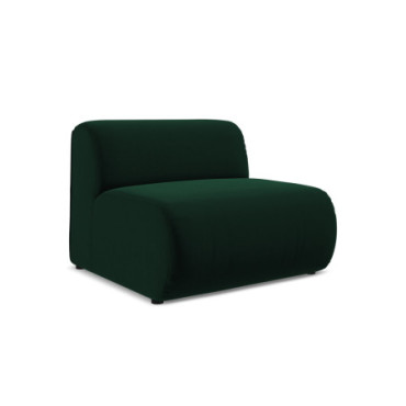 Module de canapé Ekahi - 90x89x70 Velours Bottle green