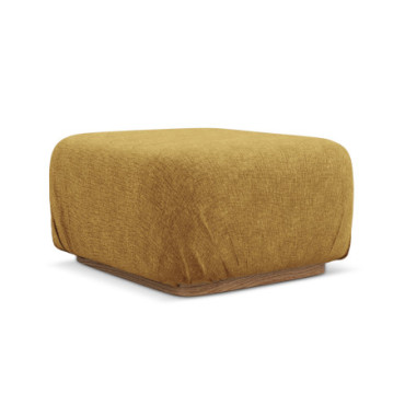 Pouf Ailani Chenille Mustard